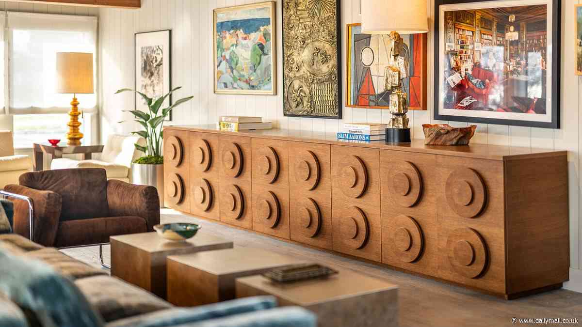 A tiny Michigan town's century-old hotel gets a luxurious facelift after it's taken on by the same designer who worked on Camp David