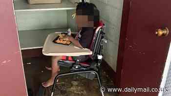 Non-verbal autistic boy, 6, is placed in restraint chair and put in darkened North Carolina school closet for 'timeout', with teacher and assistant suspended over incident