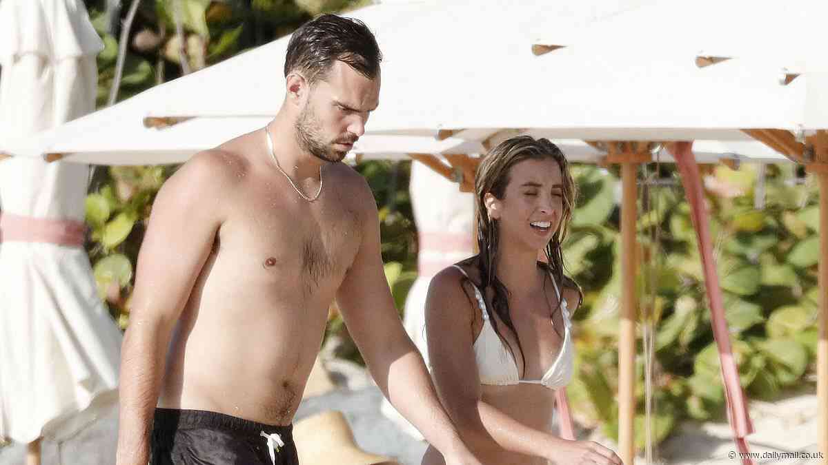 Sports Illustrated Swimsuit model Katie Austin shows off her incredible bikini body while enjoying her honeymoon with Lane Armstrong in St. Barts
