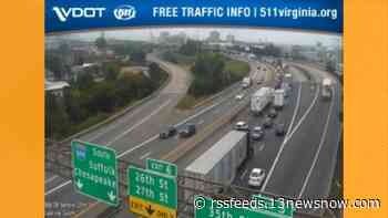 MMMBT I-664 Southbound lanes were closed due to multi-vehicle crash Tuesday morning