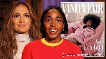 Ayo Edebiri reveals how Jennifer Lopez reacted after The Bear star apologized for criticizing her singing skills as she stuns on Vanity Fair