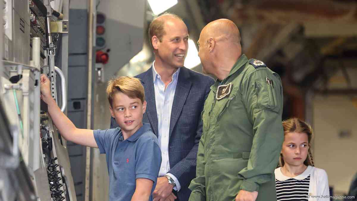 Prince George is a 'potential pilot in the making' reveals dad Prince William