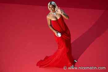 Festival de Cannes: Kelly Rowland des Destiny's Child sur le tapis rouge de "Marcello Mio", une mise au point avec une agent de sécurité?