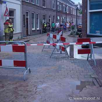 112 Nieuws:  Wateroverlast in Zwolle: fundering woning verzakt