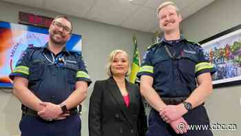 'Guardian angel' paramedics meet woman they saved on Saskatoon street