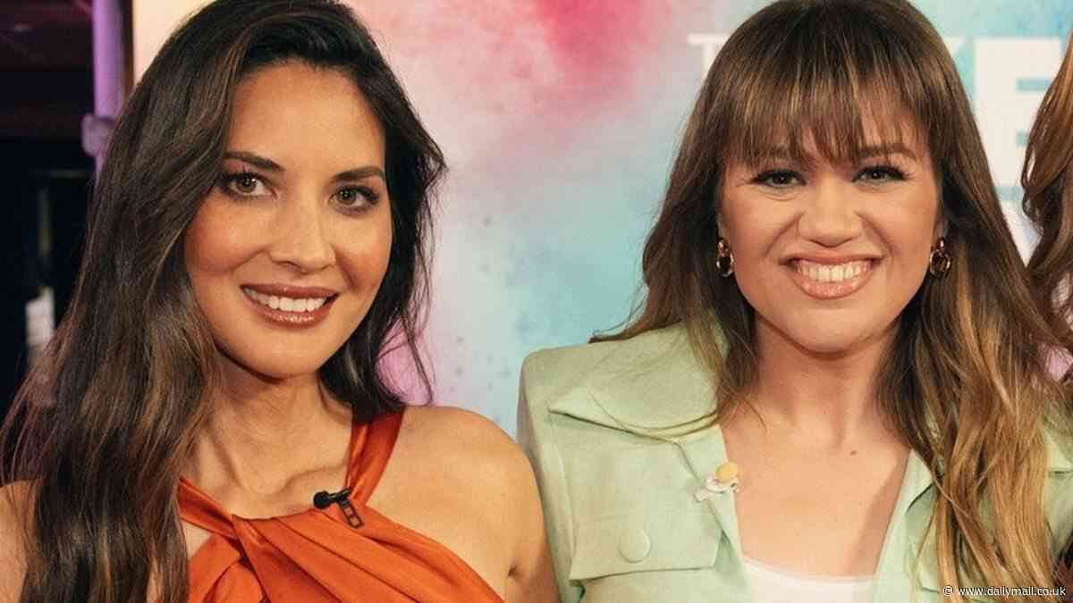 Olivia Munn tells Kelly Clarkson that 'facing death' from cancer helped cure her 'postpartum anxiety' because it taught her to let go of 'past baggage'