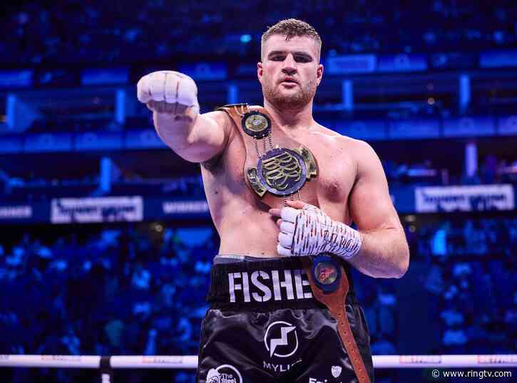 Johnny Fisher steps up to face Croatia’s Alen Babic in London on July 6