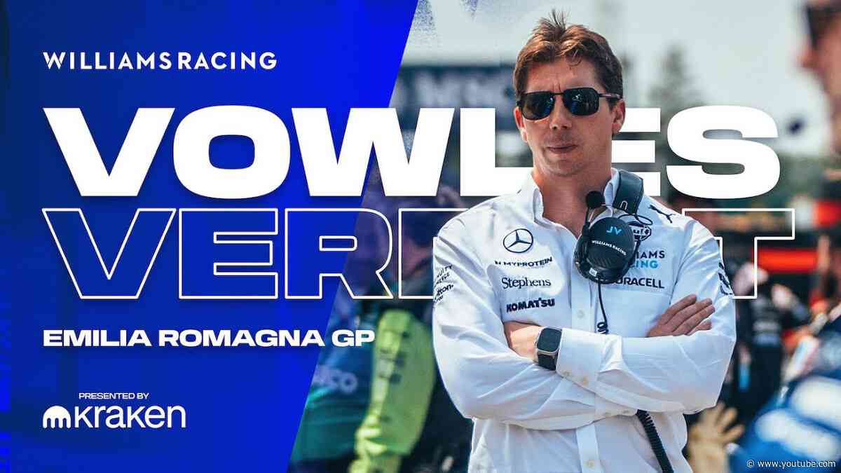 The Vowles Verdict | Emilia Romagna GP | Williams Racing