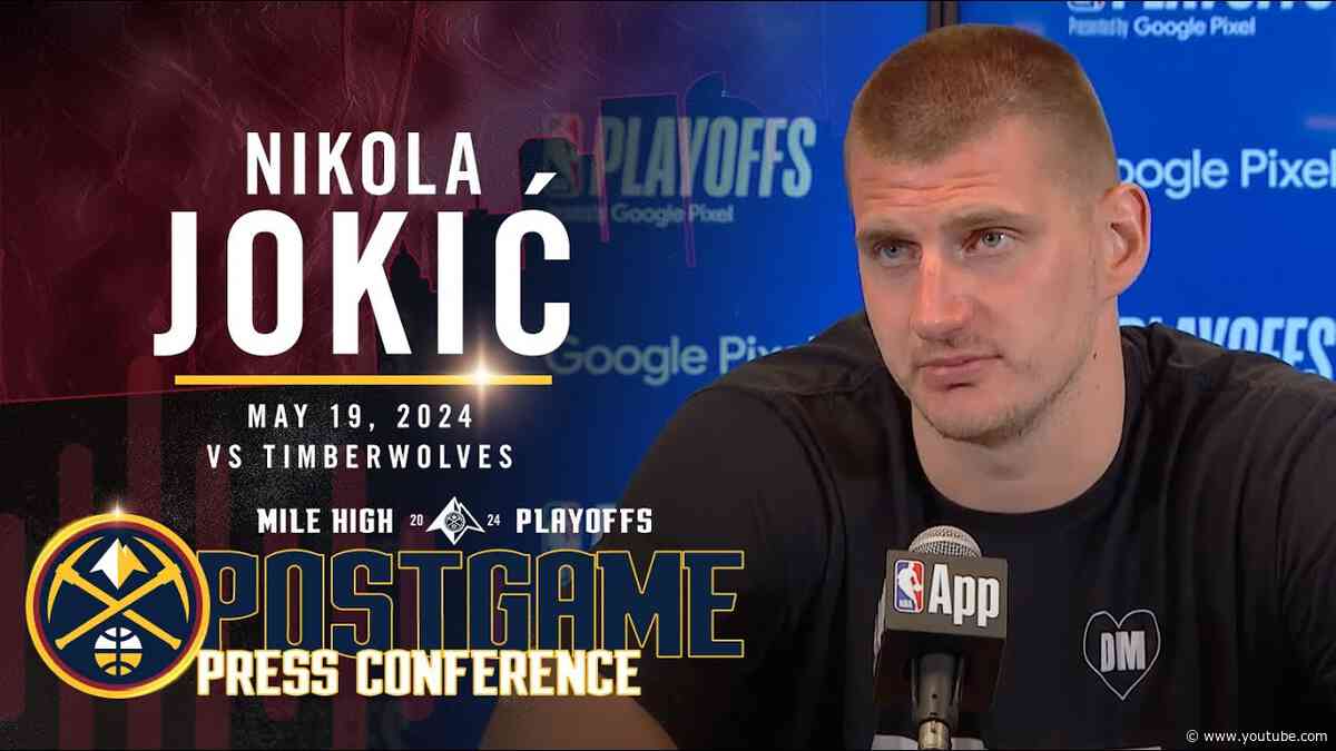 Nikola Jokić Full Game Seven Post Game Press Conference vs. Timberwolves 🎙