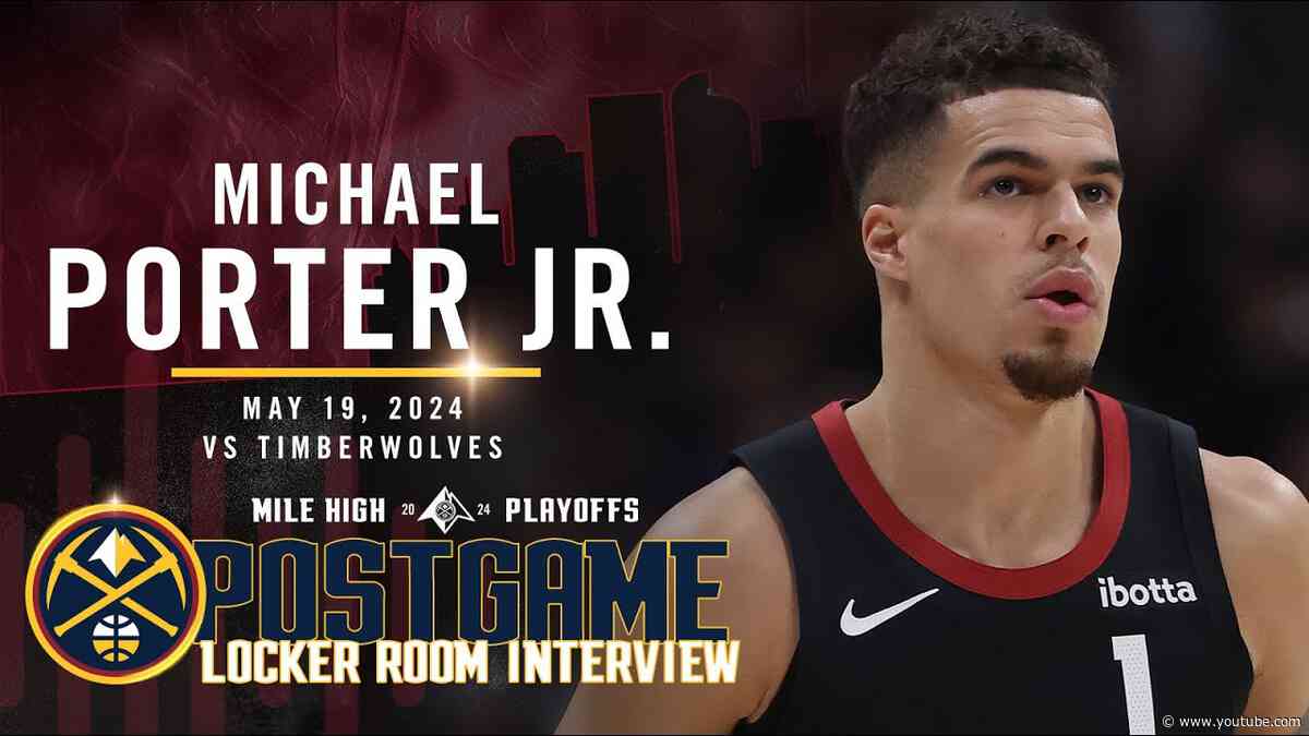 Michael Porter Jr. Full Post Game Seven Locker Room Interview vs. Timberwolves 🎙