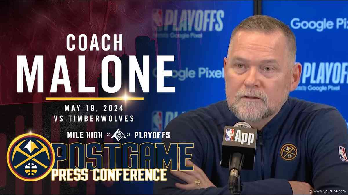 Coach Malone Full Game Seven Post Game Press Conference vs. Timberwolves 🎙