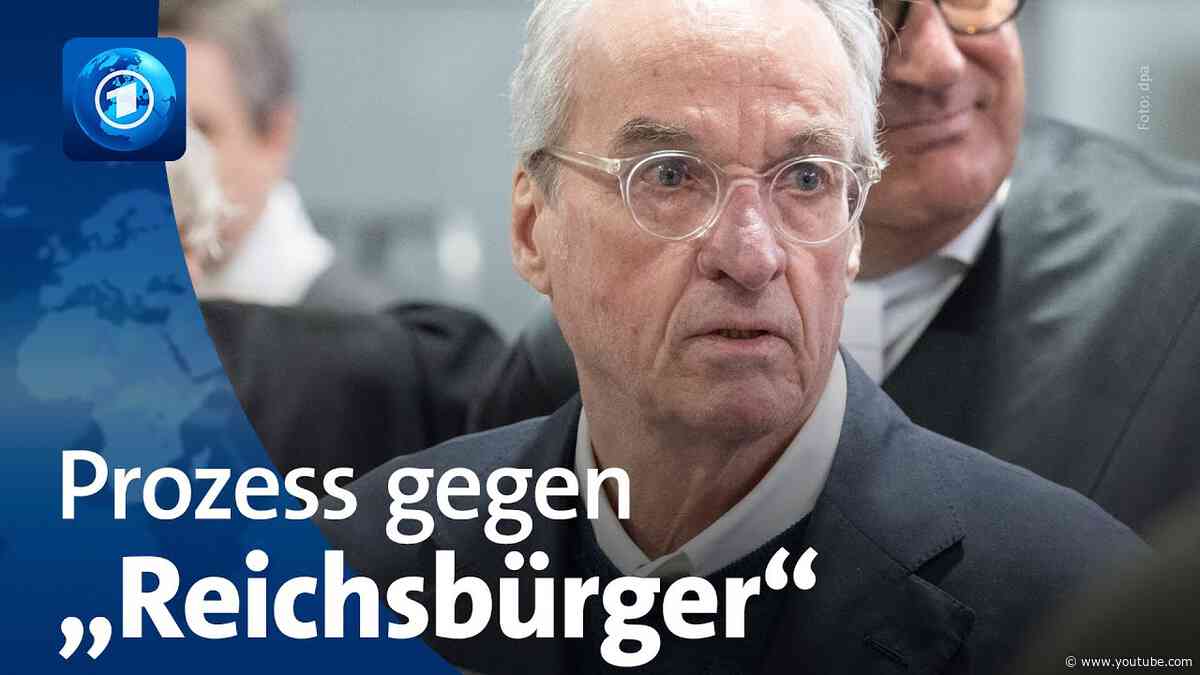 Prozessbeginn gegen Terrornetzwerk um Prinz Reuß in Frankfurt am Main