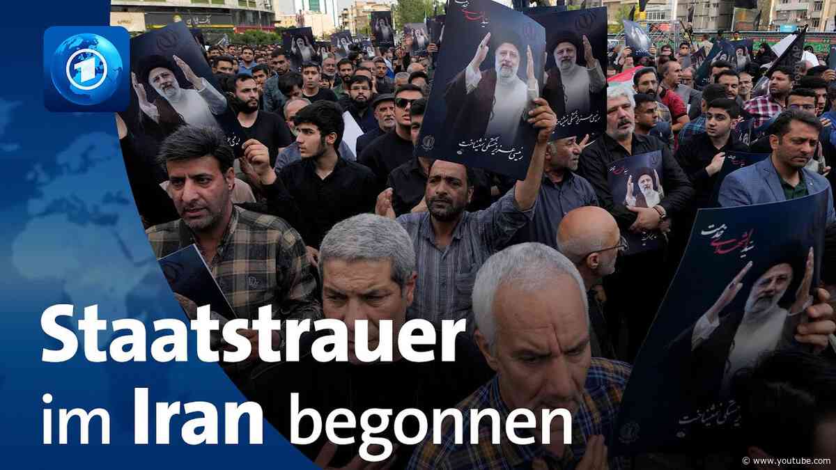 Nach dem Tod von Präsident Raisi: Staatstrauer im Iran begonnen