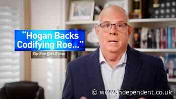 Larry Hogan releases ad touting support for codifying Roe as he faces uphill climb to the Senate
