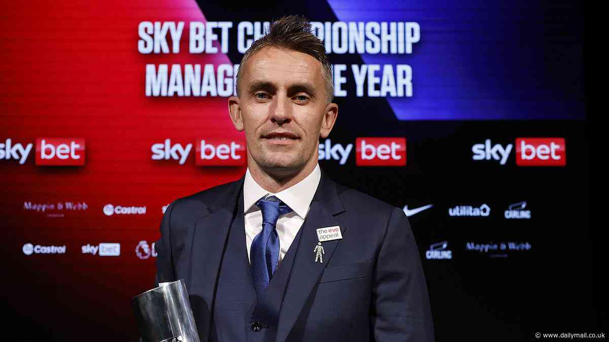 Kieran McKenna becomes the first Championship boss in 18 YEARS to win LMA's manager of the year… as Pep Guardiola scoops Premier League's award