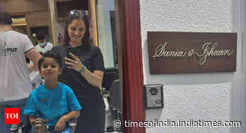 Sania shows new name plate of house post divorce