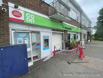 Nursling Co-op store door broken down by 'intruders'