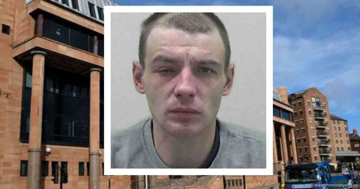 North Tyneside thug hit ex and said he's snap her neck after punching through boarded up window