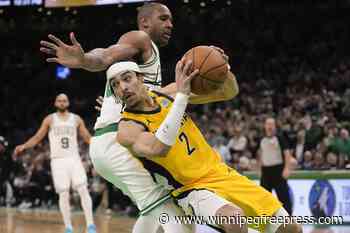 Haliburton’s turnovers cost Pacers, who blow late lead against Celtics in Game 1 of East finals