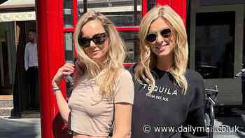 Bijou Phillips lives it up on luxury 'girls trip' with Nicky Hilton to London and Cannes while husband Danny Masterson serves 30-year prison sentence