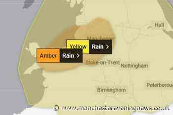 LIVE as torrential rain hits Greater Manchester amid 'severe' amber rain and flood warning - latest updates