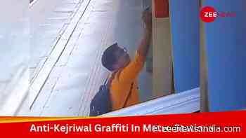 Delhi Police Nabs Man Behind Anti-Kejriwal Graffiti In Metro Stations