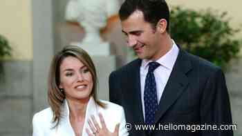 Scandal behind Queen Letizia's rarely-pictured 16-diamond engagement ring