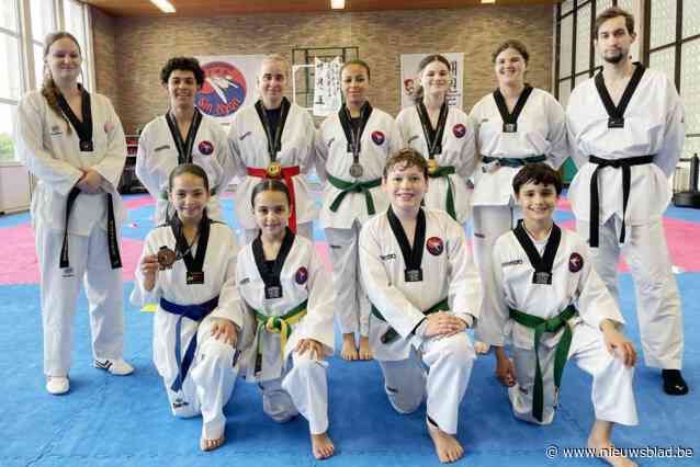 Taekwondoclub Sin Nyon Oudenaarde grossiert in medailles op BK