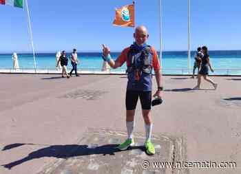 L’ultra-marathonien Philippe Moreau, qui veut courir 42 marathons en 42 jours pour sauver la planète, était de passage à Nice ce mardi 21 mai