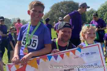 Kids take on mini marathon for Greenwich and Bexley hospice