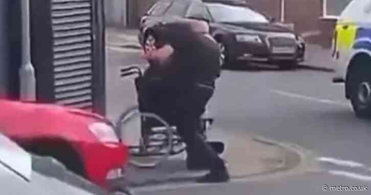 Disabled man with one leg ‘pushed and punched’ by police officer