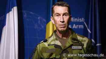 Ostsee: Schwedens Armeechef warnt vor Moskaus Ambitionen