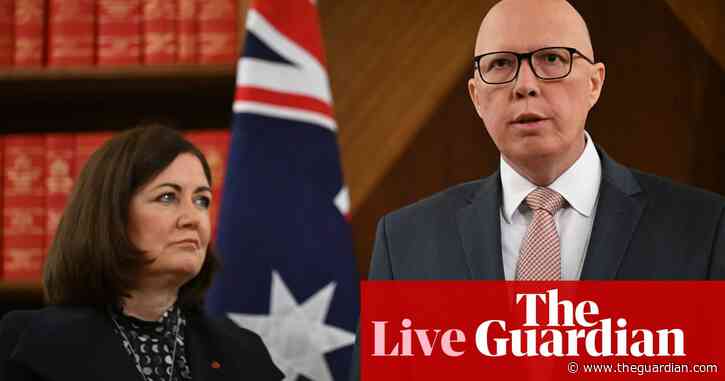 Australia news live: Dutton won’t rule out a Coalition government walking away from ICC after Israel arrest warrant request