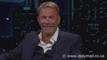 Kevin Costner gushes about performance of son Hayes, 15, in epic Western movie Horizon: An American Saga during talk show appearance