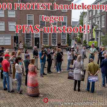 28000 Nederlanders tekenen tegen PFAS: Overhandiging handtekeningen aan Wethouder
