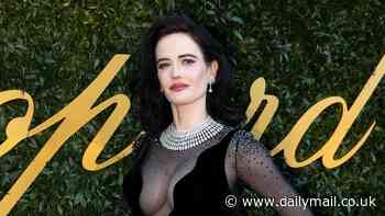 Eva Green turns heads in plunging black gown as she attends the Chopard dinner during Cannes Film Festival