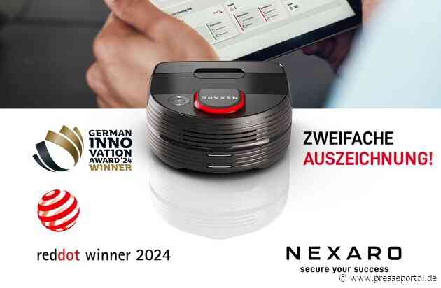 Zweifache Auszeichnung für Nexaro: B2B Saugroboter Nexaro NR 1500 mit Red Dot Design Award und Nexaro HUB mit German Innovation Award prämiert