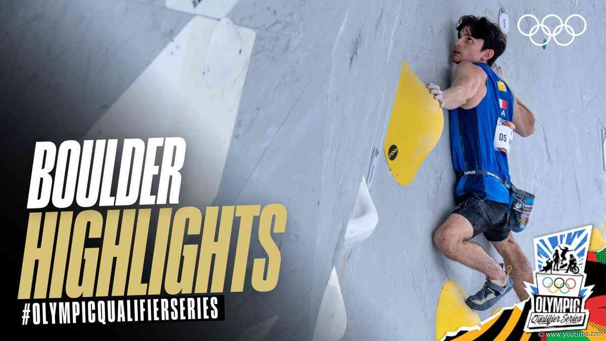 Boulder Highlights from Shanghai! | #OlympicQualifierSeries