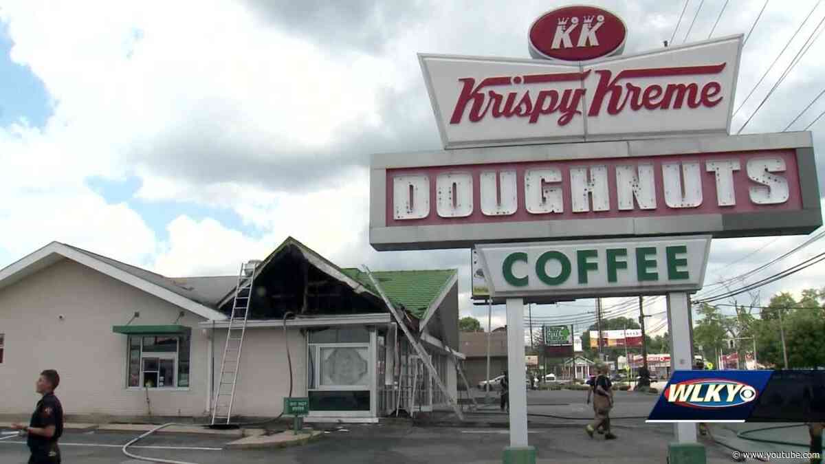 Witness says scene of Krispy Kreme fire in Louisville was chaotic