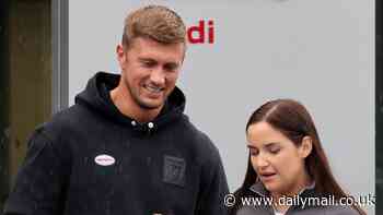 Jacqueline Jossa's husband Dan Osborne snaps a picture of their new Audi as they splash out on another car to add to their growing collection