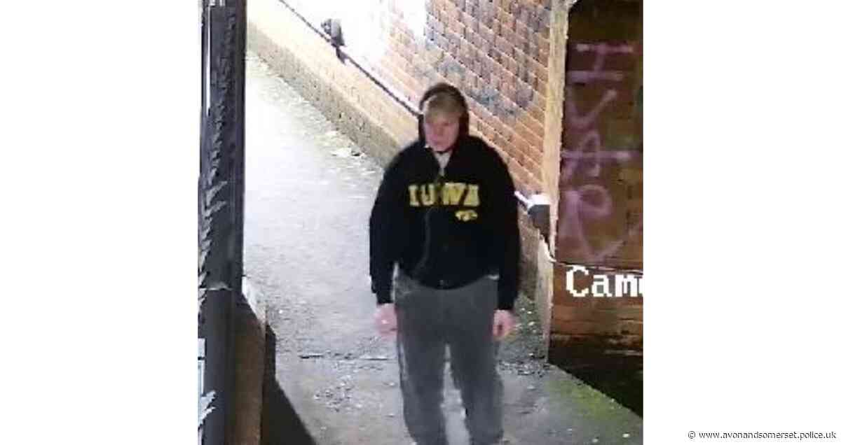 CCTV image issued in graffiti tagging investigation – Bristol