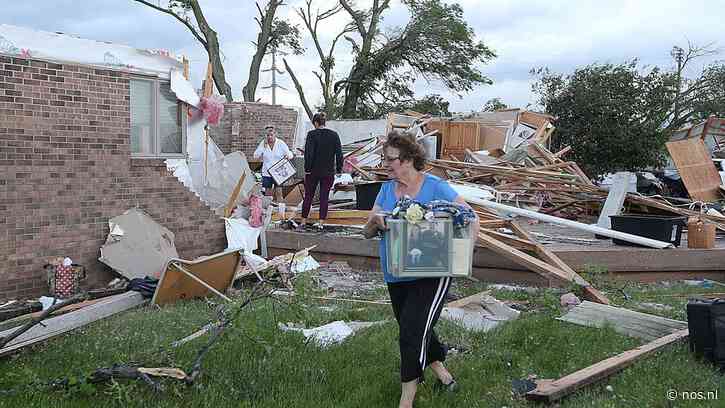 Meerdere doden en spoor van vernieling door tornado in Iowa