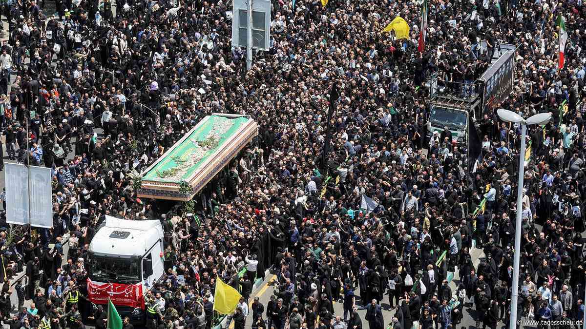 Trauerfeierlichkeiten für Irans Präsidenten Raisi in Teheran