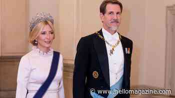 Princess Marie-Chantal gives rare glimpse inside private royal residence during celebrations for King Charles' godson