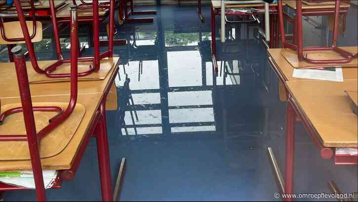 Lelystad - Verstopt riool zorgt voor water in de klas, basisschool stuurt leerlingen naar huis