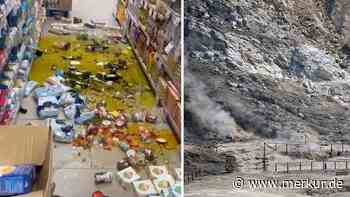 Video zeigt beängstigende Szenen: Erdbeben an Italiens Supervulkan verwüstet Supermarkt