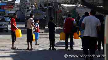 Nahost-Liveblog: ++ Hilfsorganisationen: Nicht genug Wasser in Gaza ++