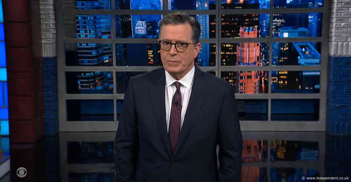 Stephen Colbert has new slogan for Trump after ‘unified Reich’ Truth Social post