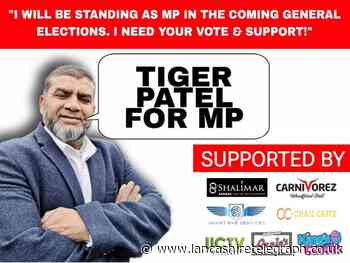 Tiger Patel announces bid to become Blackburn MP
