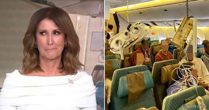 TV host visibly shocked after guest’s bizarre recreation of Singapore Airlines turbulence tragedy